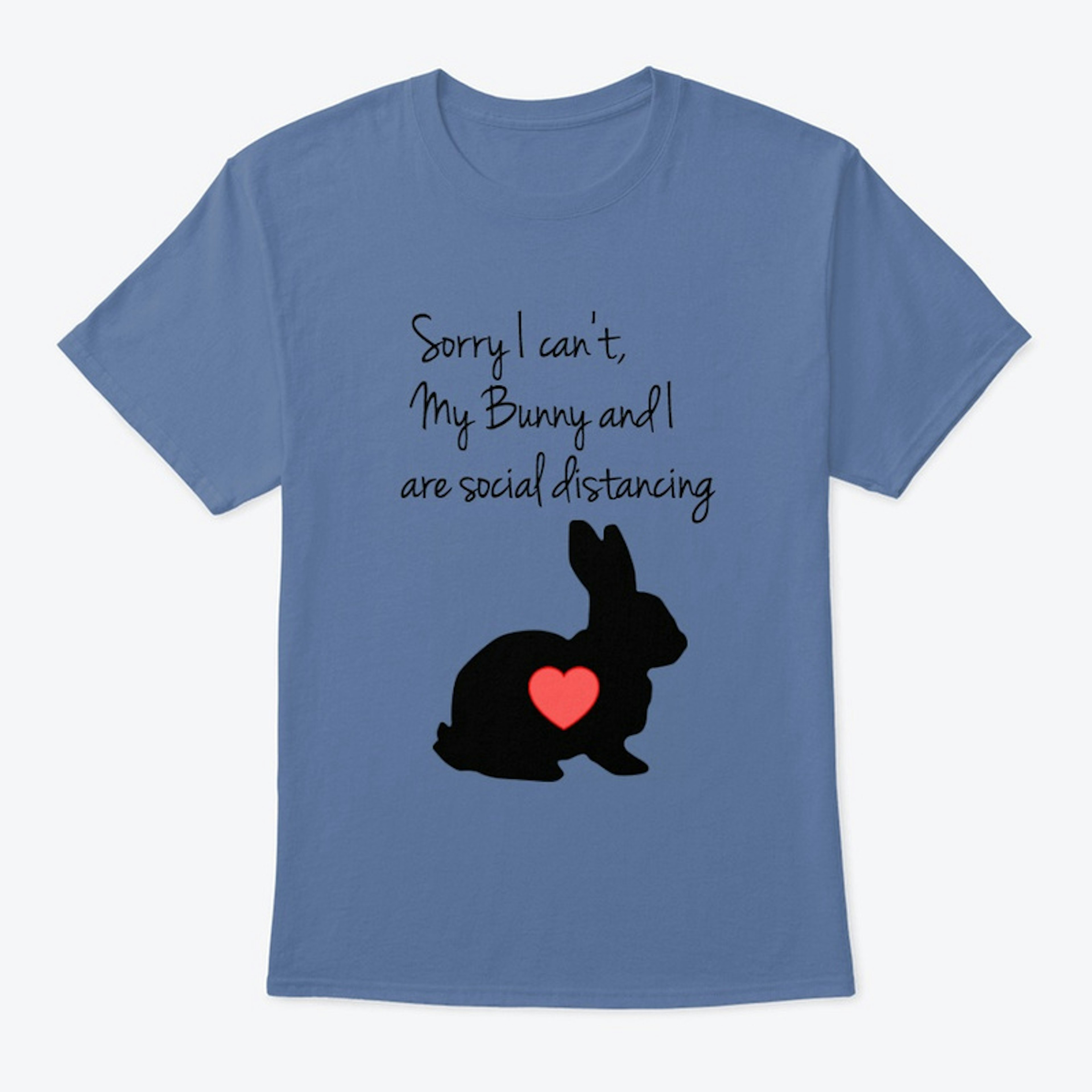 Social Distancing Bunny T-Shirt
